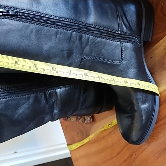 Inc International Concepts tall black leather boots size 8 1/2 NWOT - Picture 12 of 16